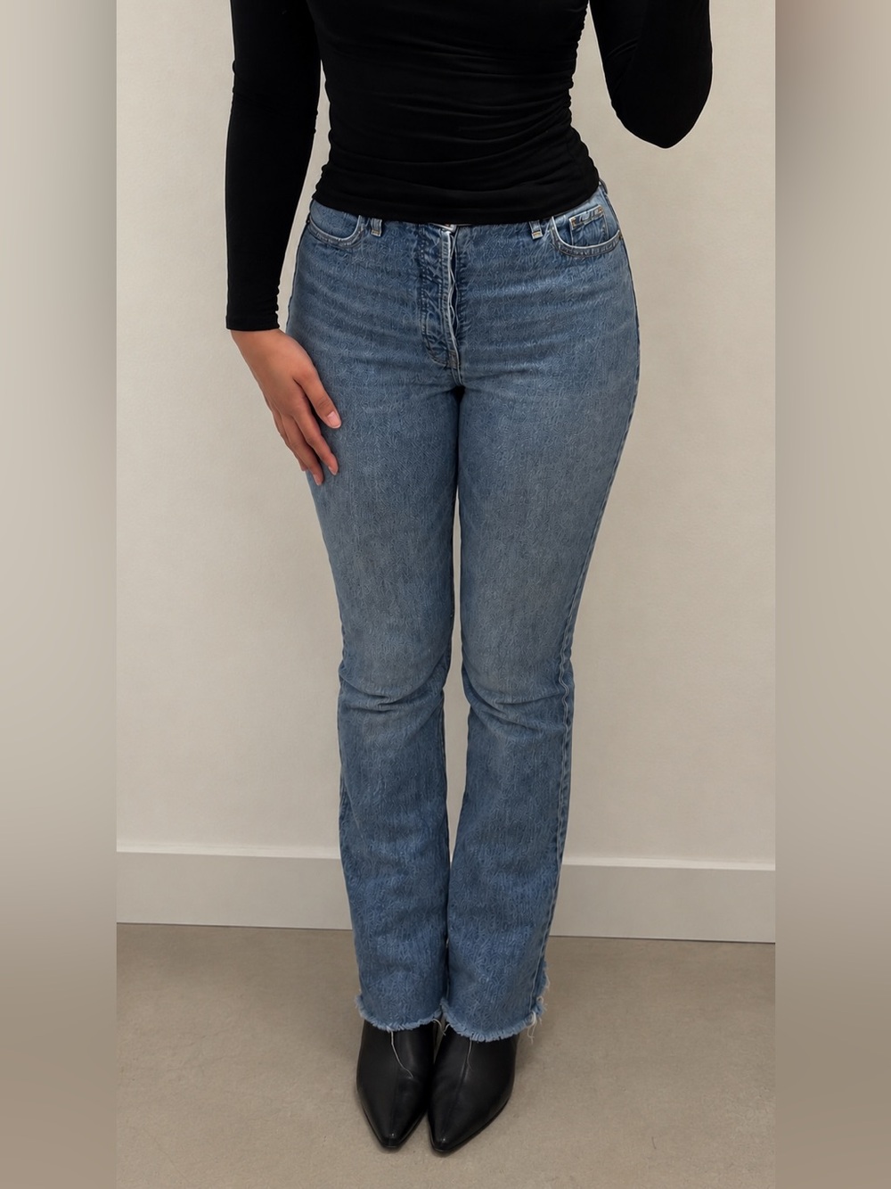 Classic High-Rise Blue Jeans for Women